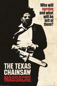 Plagát, Obraz - Texas Chainsaw Massacre - Who Will Survive? - Who Will Survive?, (61 x 91.5 cm)