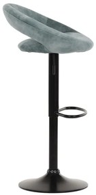 Autronic BONTEC Barová stolička, modrá, látka, AUB-822 BLUE4 Farba: Modrá