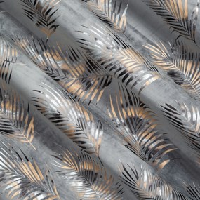 ZATEMŇOVACÍ ZÁVES NA KRÚŽKOCH GLORIA2 140X250 CM LISTY