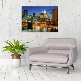 Obraz - Most s New Yorkom (70x50 cm)