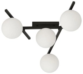 Stropné svietidlo SMART 4xE14/10W/230V čierna/biela