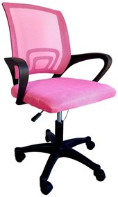 JAKS Kancelárske kreslo ergonomic ružovo čierne 5900779934269