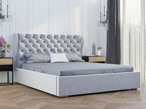 PROXIMA.store - Luxusná čalúnená posteľ LUNA ROZMER: 200 x 200 cm, TYP ROŠTU: KOVOVÝ ROŠT