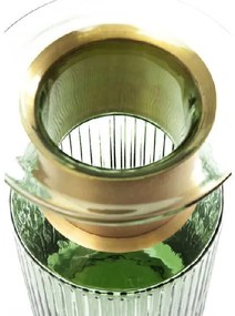 Barfly váza sklo zelená