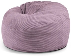 Fialový menčestrový sedací vak Om 110 – SLOWDOWN