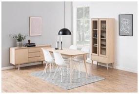 Vitrína v dekore duba v prírodnej farbe 80x178 cm Nagano – Actona