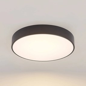 Lindby Milada LED stropná lampa, čierna