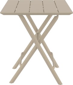 HELEN FOLDING 60 sklopný záhradný stôl taupe