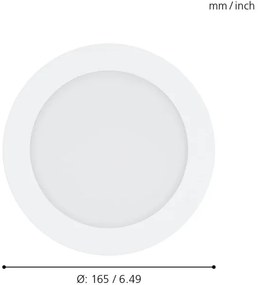 Eglo 31742-LED Stmievateľné kúpeľňové svietidlo FUEVA-Z LED/10,5W/230V IP44 biela
