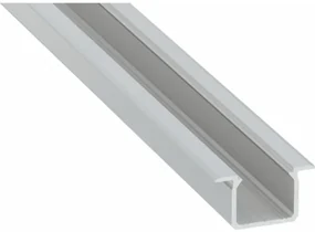 Led-Labs LED profil LUMINES typ U strieborný elox 1m