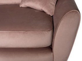 Pohovka ISLA 3P, staroružová (velvet - PINK)