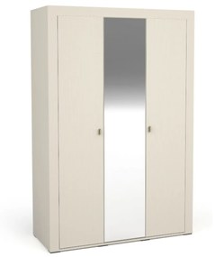 Trojdverová skriňa so zrkadlom cashmere MOSSA MO2