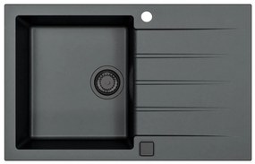 ALVEUS 1148159 - Kuchynský drez CADIT 79x50 cm granit/čierna