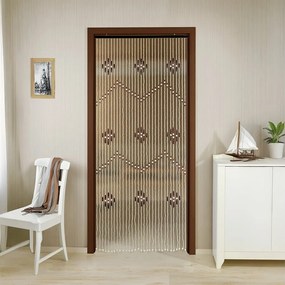 Bambusový záves do dverí v prírodnej farbe 90x200 cm – Maximex