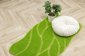 Kúpeľňový koberček Honey svetlozelený