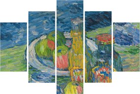 Obraz - Alexej von Jawlensky, Still Life with Bottles and Fruit, reprodukcia (150x105 cm)