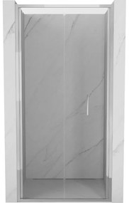 Mexen Exo, skladacie dvere do otvoru 75x200 cm, 6mm číre sklo, chrómový profil, 816-075-000-01-00