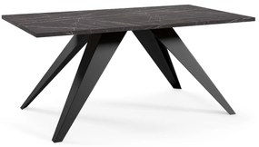 KONFERENČNÝ STOLÍK TIBERIO PIETRA GRIGIA MRAMOR ČIERNY 120 cm