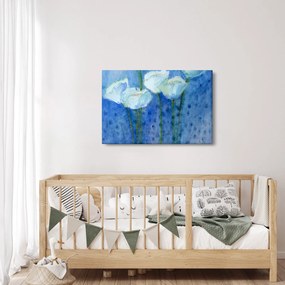 Obraz - Biele tulipány (90x60 cm)