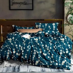 Luxusné kvetinové posteľné obliečky z mikrovlákna 3 časti: 1ks 160 cmx200 + 2ks 70 cmx80