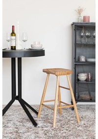 Barová stolička z dubového dreva v prírodnej farbe (výška sedadla 65,5 cm) Vander – White Label