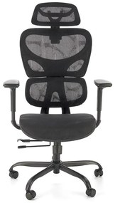 Otočné kreslo Gotard čierna