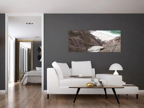 Obraz - Cesta k smaragdovému moru (120x50 cm)