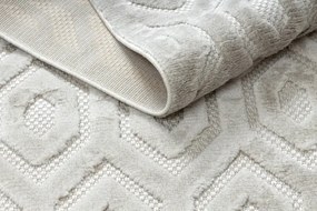 Koberec šnúrkový SANTO SIZAL 58380 Heksagon béžový