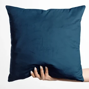 Biante Zamatová obliečka na vankúš Velvet Prémium SVP-001 Petrolejovo modrá 50 x 60 cm