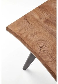 Jedálenský stôl Dickson 150 cm, dub / čierna