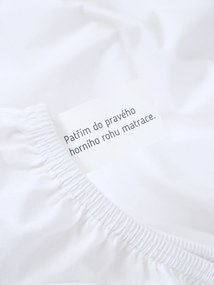 Jersey plachta s elastanom Deluxe 220 × 200 cm – biela