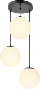 BRILAGI - Luster na lanku POLOS 3xE27/40W/230V, priemer 42 cm, čierna