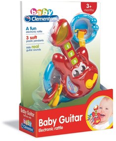 Clementoni Elektronická hrkálka Gitara, 15,2 x 6 x 22,3 cm