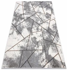 Koberec NOBLE 1518 67 geometrický - krém / sivý