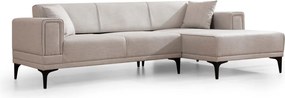 Rohová sedacia súprava Horizon 250 cm ecru pravá