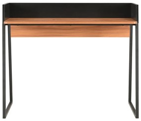 vidaXL Stôl čierny a hnedý 90x60x88 cm
