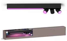 Philips-LED RGBW Stmievateľné bodové svietidlo Hue CENTRIS 3xGU10/4,2W + LED/11W