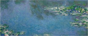 Obraz - Claude Monet, Water Lilies, reprodukcia (120x50 cm)