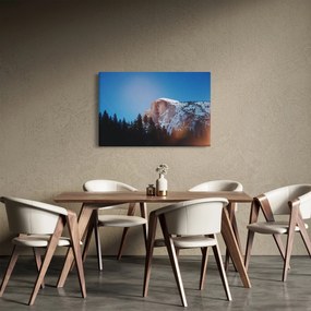 Obraz - Nočný vrchol hôr (90x60 cm)