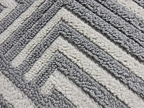 DC Koberec Milano 011 sivá krémová Rozmer: 80×200 cm