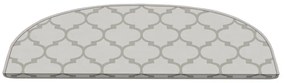 Krémovobiele nášľapy na schody v súprave 16 ks 20x65 cm Madalyon – Vitaus