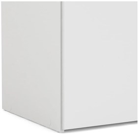 Biela šatníková skriňa 78x175 cm Space – Tvilum