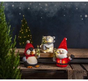 Biela vianočná svetelná dekorácia Joylight – Star Trading