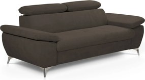 Trojsedák Gisele, tmavo hnedá espresso látka