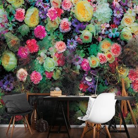Fototapeta - Farebné kvety (152,5x104 cm)