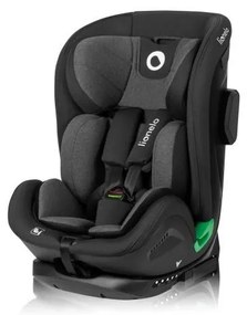 Lionelo - Otočná autosedačka so základňou HARPER i-Size 76-150 cm Black Carbon