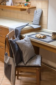 ARÔME HOME Utierka z recyklovanej bavlny, 2 ks, 50 x 70 cm, šedá