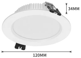 Immax NEO 07294L - stmievateľné LED podhľadové svietidlo DOWN LED/12W/230V Wi-Fi priemer 12 cm biele