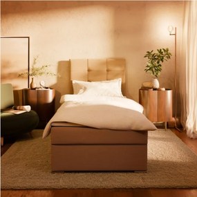 Čalúnená posteľ ELDA Velvet 90×200 cm modrá