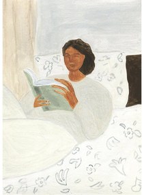 The Poster Club Plagát Morning Read by Isabelle Vandeplassche 50x70